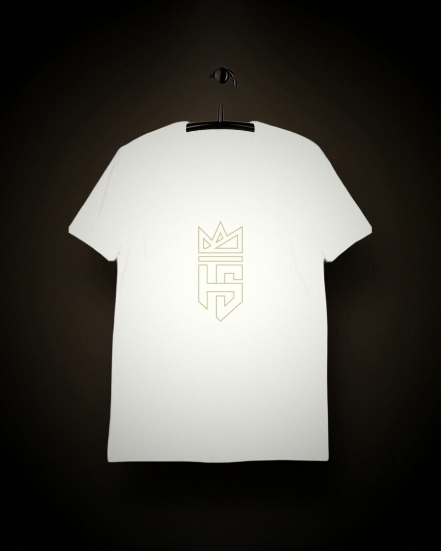 Hollo Supply Icon Tee in white, studio product shot
